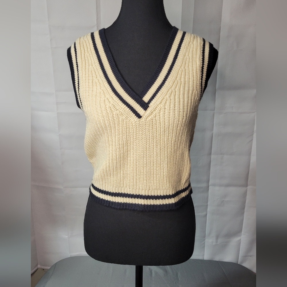 Divided sweater vest size small